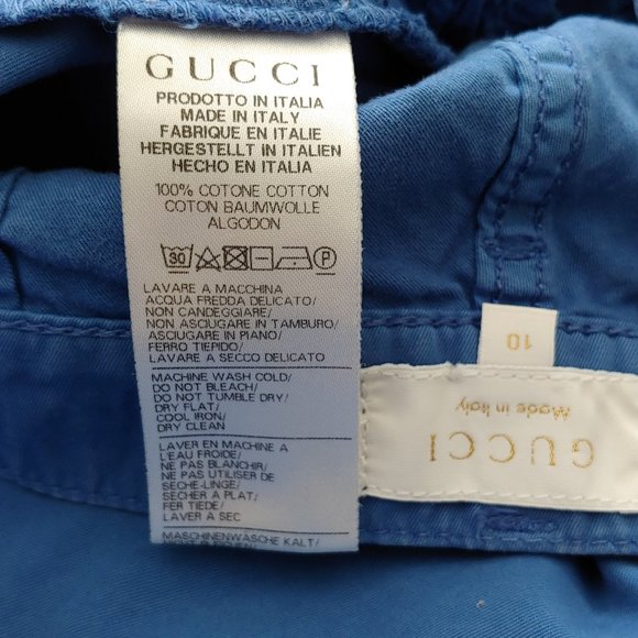 Gucci Kids Blue Casual Bottoms - Picture 9 of 9